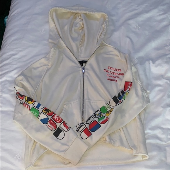 Pacsun Cropped Zip Up - Picture 1 of 1